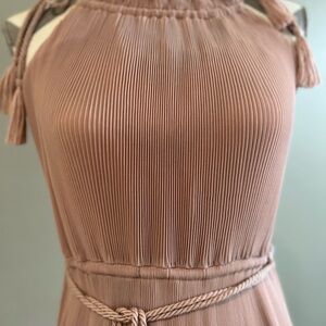 Whistles - Elegant Blush Pleated Dress